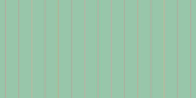 #2d8b4e (50%), #caa393 vertical lines, two pixels wide, fifty-two pixels apart