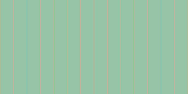 #2d8b4e (50%), #eba393 vertical lines, two pixels wide, fifty-five pixels apart