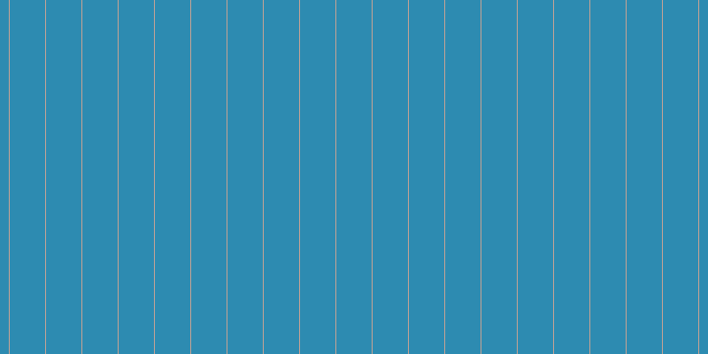 #2d8bb1, #caa393 vertical lines, one pixels wide, forty pixels apart