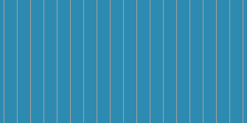#2d8bb1, #caa393 vertical lines, two pixels wide, forty-one pixels apart