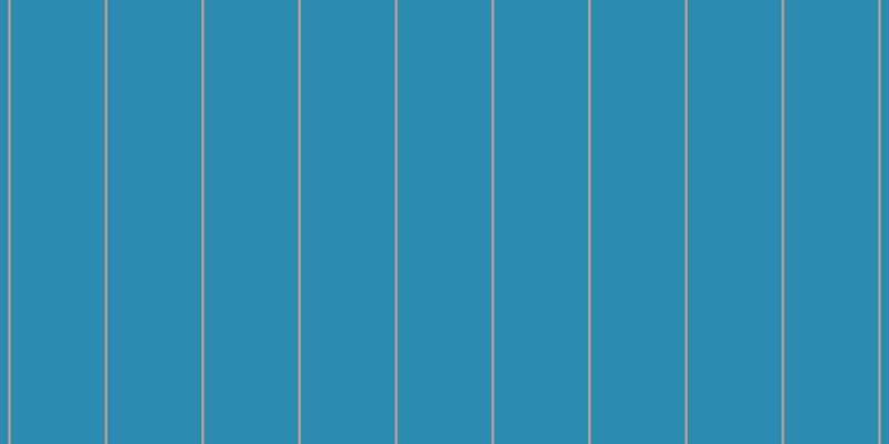 #2d8bb1, #caa393 vertical lines, two pixels wide, eighty-five pixels apart