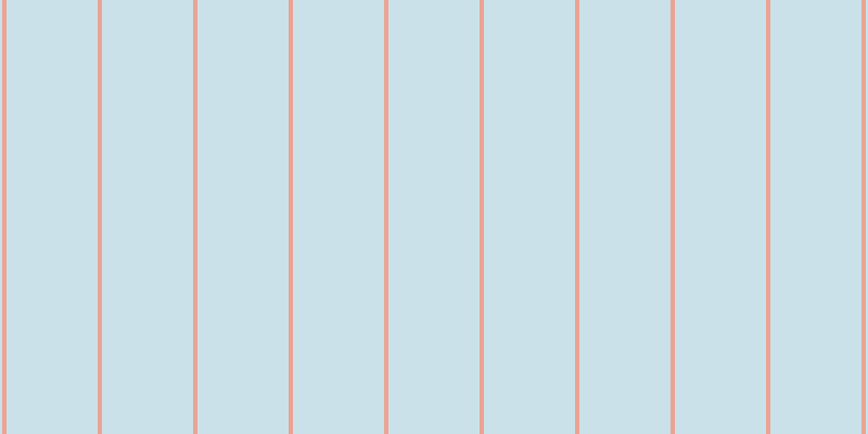 #2d8bb1 (25%), #eba393 vertical lines, four pixels wide, eighty-four pixels apart