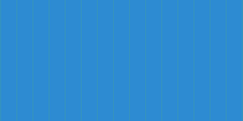 #2d8bd2, #46a393 vertical lines, one pixels wide, fifty-two pixels apart