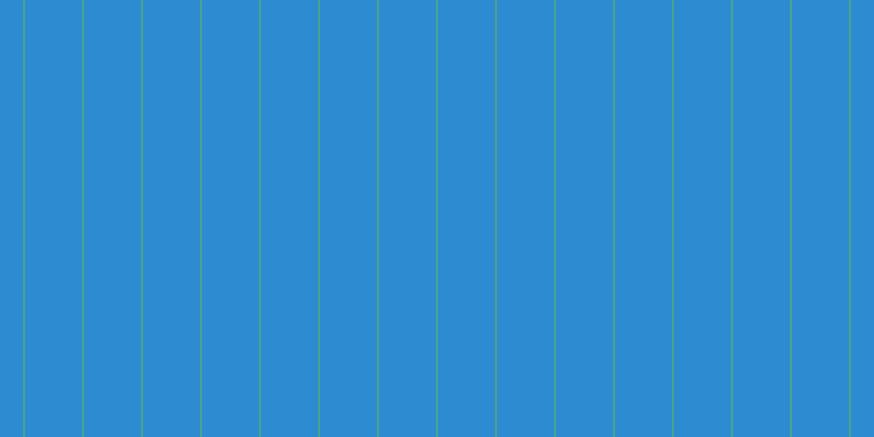 #2d8bd2, #46a393 vertical lines, two pixels wide, fifty-two pixels apart