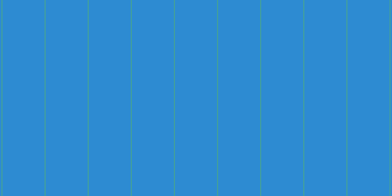#2d8bd2, #46a393 vertical lines, two pixels wide, eighty-six pixels apart