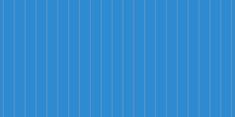 #2d8bd2, #caa393 vertical lines, one pixels wide, thirty-six pixels apart