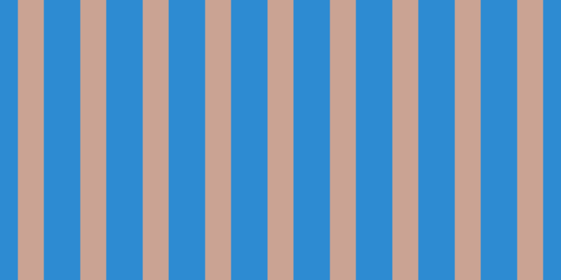 #2d8bd2, #caa393 vertical lines, thirty-seven pixels wide, fifty-two pixels apart
