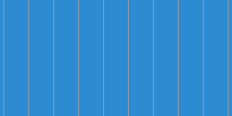#2d8bd2, #caa393 vertical lines, two pixels wide, eighty-four pixels apart
