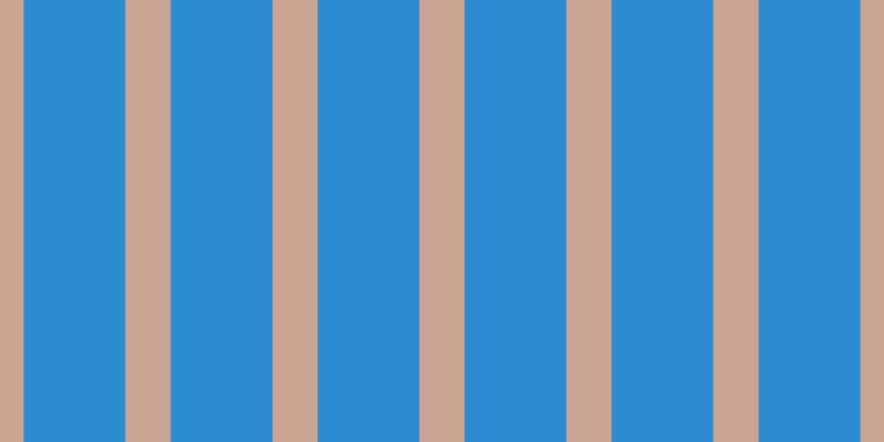 #2d8bd2, #caa393 vertical lines, forty-one pixels wide, ninety-two pixels apart