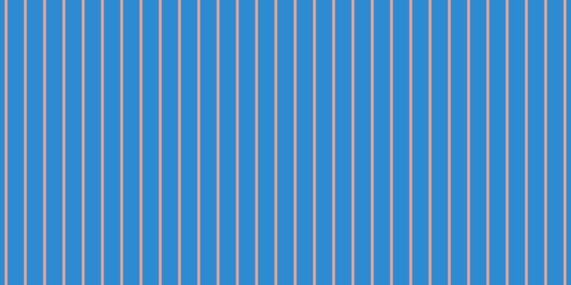 #2d8bd2, #eba393 vertical lines, four pixels wide, twenty-three pixels apart