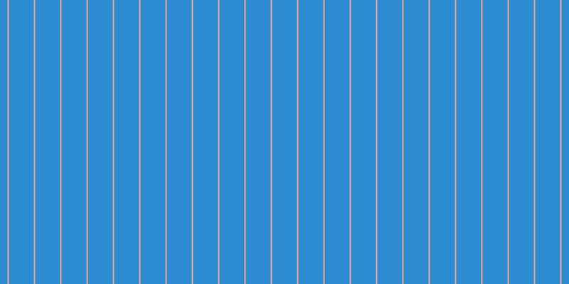 #2d8bd2, #eba393 vertical lines, two pixels wide, thirty-five pixels apart