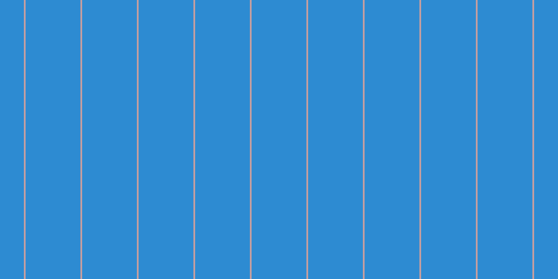 #2d8bd2, #eba393 vertical lines, two pixels wide, seventy-nine pixels apart