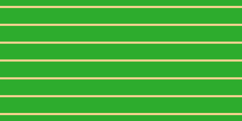 #2dac2d, #fcd393 horizontal lines, seven pixels wide, fifty-two pixels apart
