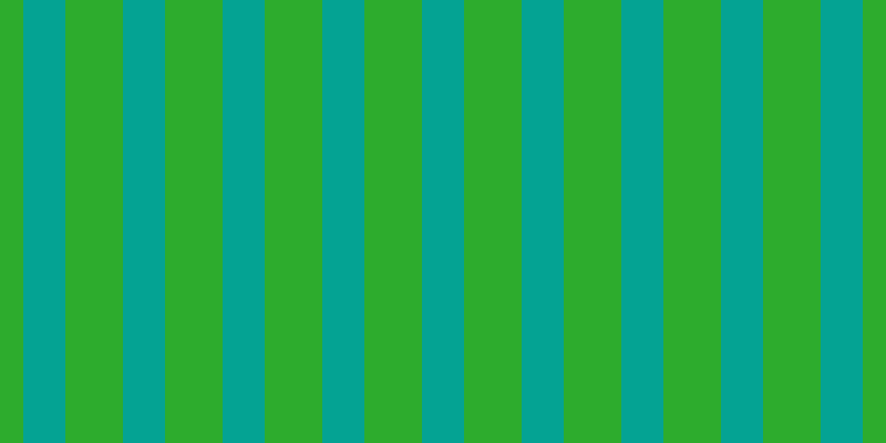 #2dac2d, #04a393 vertical lines, thirty-eight pixels wide, fifty-two pixels apart