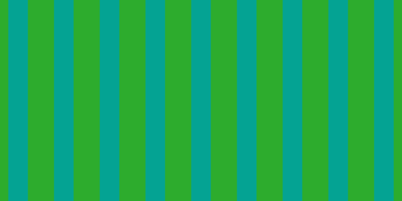#2dac2d, #04a393 vertical lines, thirty-nine pixels wide, fifty-two pixels apart