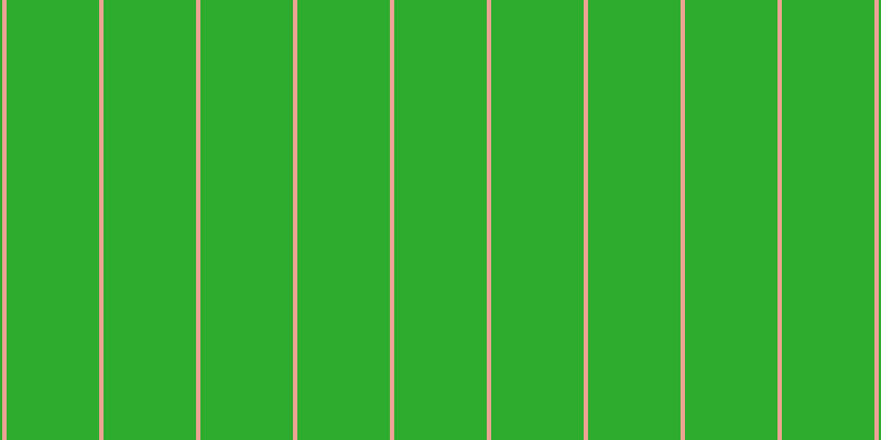 #2dac2d, #eba393 vertical lines, four pixels wide, eighty-four pixels apart
