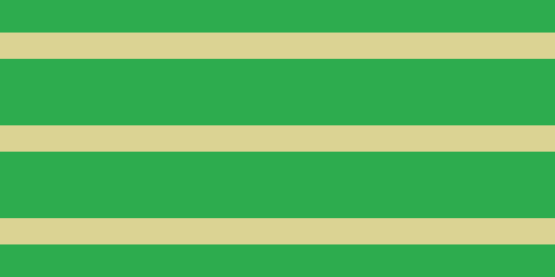 #2dac4e, #dbd393 horizontal lines, thirty-eight pixels wide, ninety-six pixels apart
