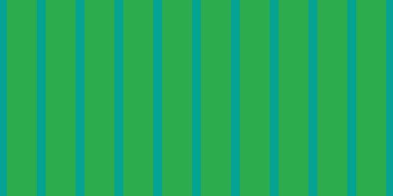 #2dac4e, #04a393 vertical lines, eighteen pixels wide, sixty-one pixels apart