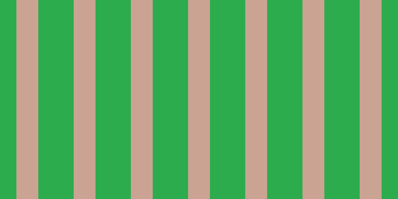 #2dac4e, #caa393 vertical lines, forty-four pixels wide, seventy-one pixels apart