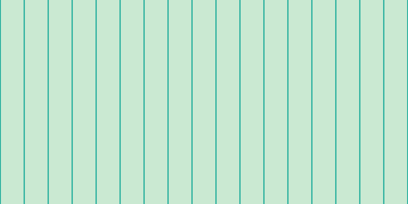 #2dac4e (25%), #04a393 vertical lines, two pixels wide, forty-five pixels apart