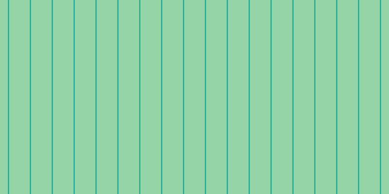 #2dac4e (50%), #04a393 vertical lines, two pixels wide, forty-three pixels apart