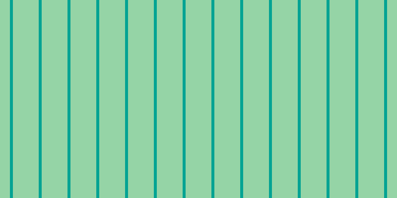 #2dac4e (50%), #04a393 vertical lines, six pixels wide, fifty-two pixels apart