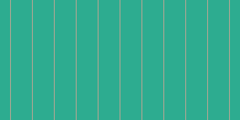 #2dac90, #eba393 vertical lines, two pixels wide, seventy-one pixels apart