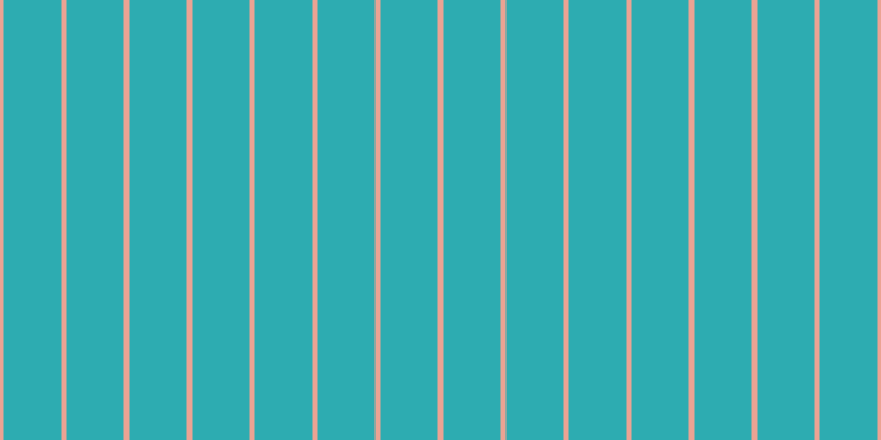 #2dacb1, #eba393 vertical lines, five pixels wide, fifty-two pixels apart