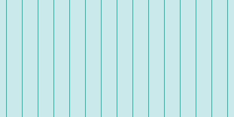 #2dacb1 (25%), #04a393 vertical lines, two pixels wide, fifty-two pixels apart
