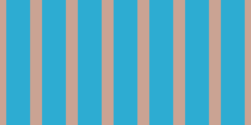 #2dacd2, #caa393 vertical lines, thirty-eight pixels wide, seventy-six pixels apart