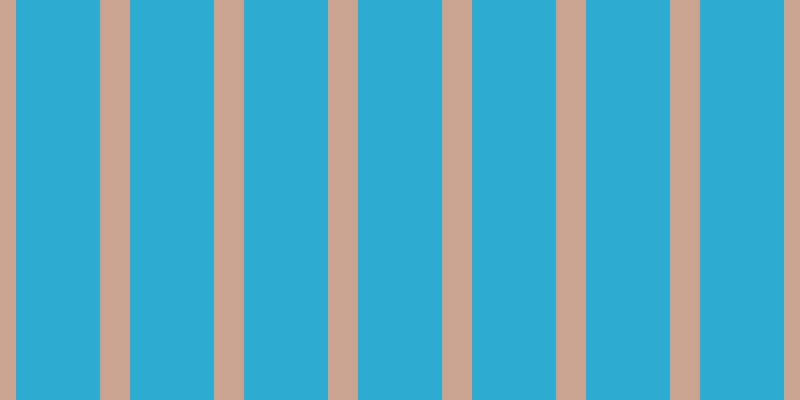 #2dacd2, #caa393 vertical lines, thirty pixels wide, eighty-four pixels apart