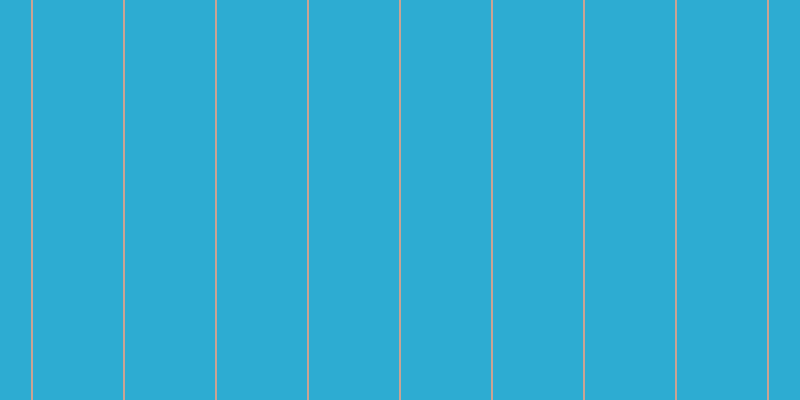 #2dacd2, #caa393 vertical lines, two pixels wide, ninety pixels apart
