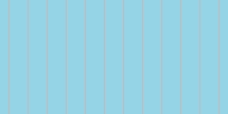 #2dacd2 (50%), #eba393 vertical lines, two pixels wide, sixty-five pixels apart