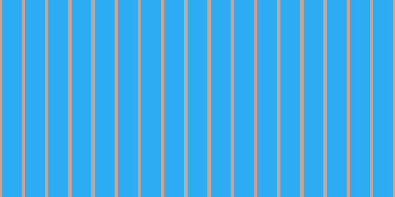 #2dacf3, #caa393 vertical lines, seven pixels wide, forty pixels apart
