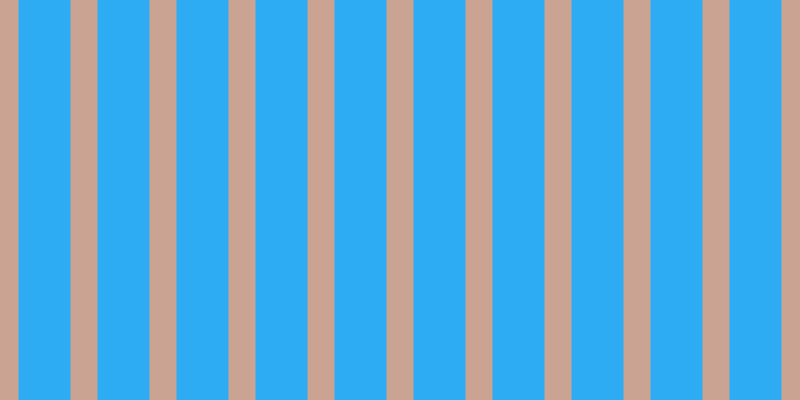 #2dacf3, #caa393 vertical lines, twenty-seven pixels wide, fifty-two pixels apart