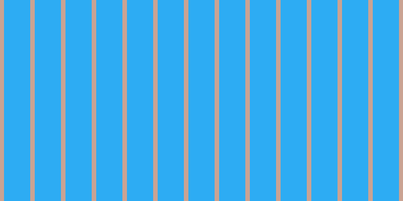 #2dacf3, #caa393 vertical lines, nine pixels wide, fifty-two pixels apart