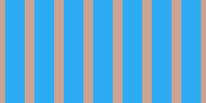 #2dacf3, #caa393 vertical lines, thirty-eight pixels wide, seventy-six pixels apart