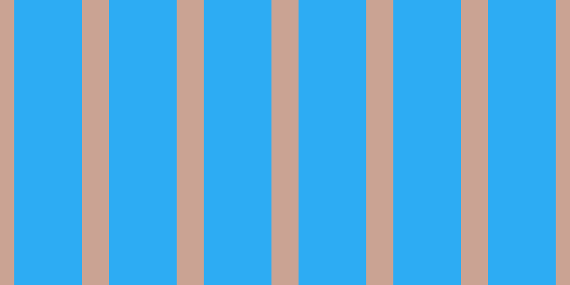 #2dacf3, #caa393 vertical lines, thirty-eight pixels wide, ninety-five pixels apart