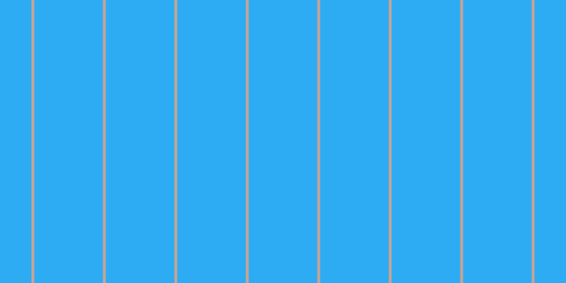 #2dacf3, #caa393 vertical lines, four pixels wide, ninety-seven pixels apart