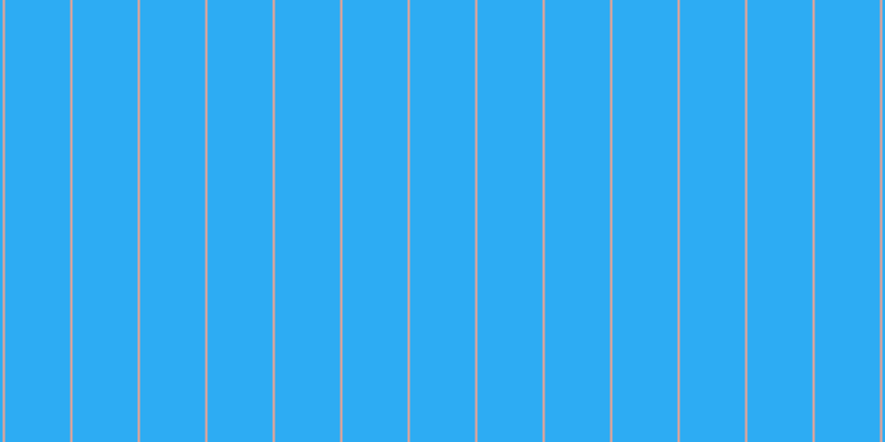 #2dacf3, #eba393 vertical lines, two pixels wide, fifty-nine pixels apart