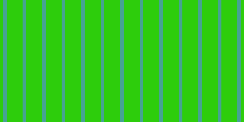 #2dcd0c, #46a393 vertical lines, twelve pixels wide, fifty-two pixels apart