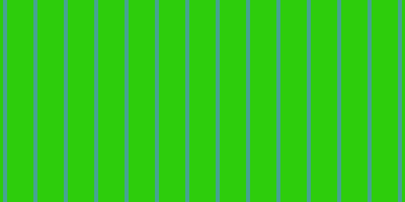 #2dcd0c, #46a393 vertical lines, eight pixels wide, fifty-two pixels apart