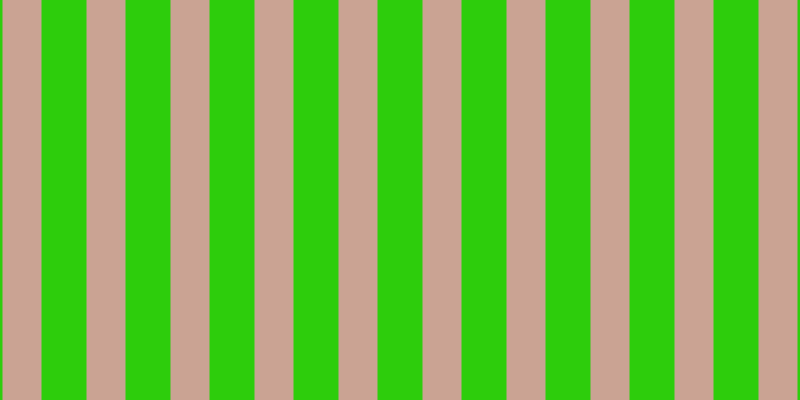 #2dcd0c, #caa393 vertical lines, thirty-nine pixels wide, forty-five pixels apart