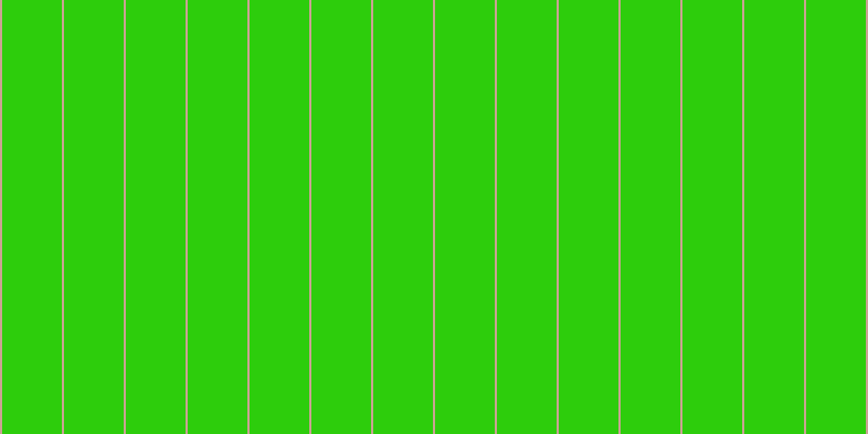 #2dcd0c, #caa393 vertical lines, two pixels wide, fifty-five pixels apart