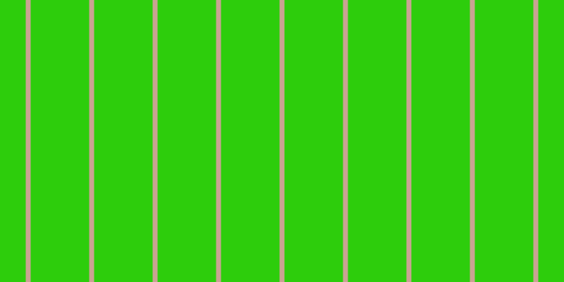#2dcd0c, #caa393 vertical lines, seven pixels wide, eighty-three pixels apart