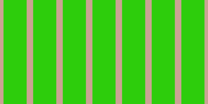 #2dcd0c, #caa393 vertical lines, twenty-five pixels wide, eighty-nine pixels apart