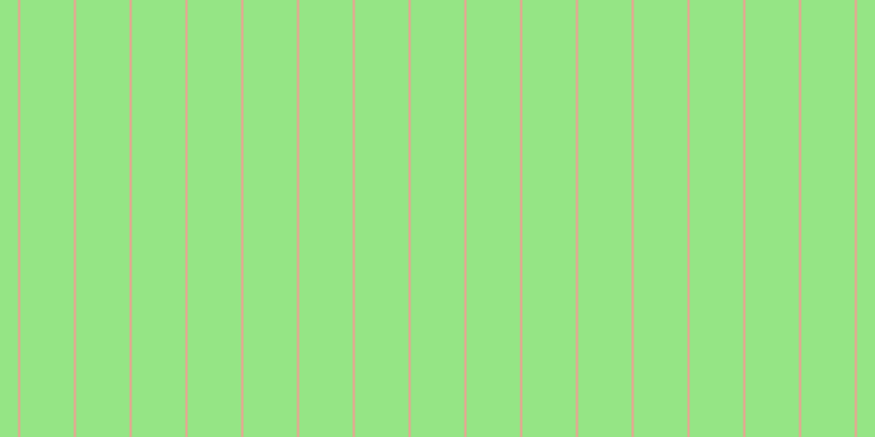 #2dcd0c (50%), #eba393 vertical lines, two pixels wide, forty-nine pixels apart
