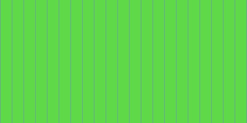 #2dcd0c (75%), #67a393 vertical lines, two pixels wide, thirty-six pixels apart