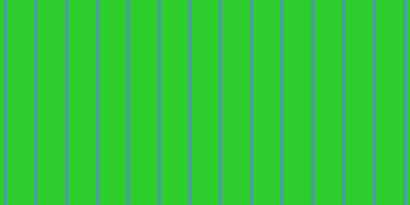 #2dcd2d, #46a393 vertical lines, eight pixels wide, fifty-two pixels apart