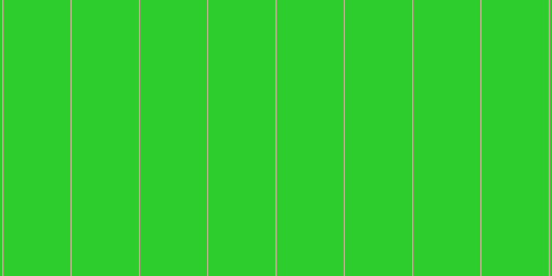 #2dcd2d, #caa393 vertical lines, two pixels wide, ninety-seven pixels apart